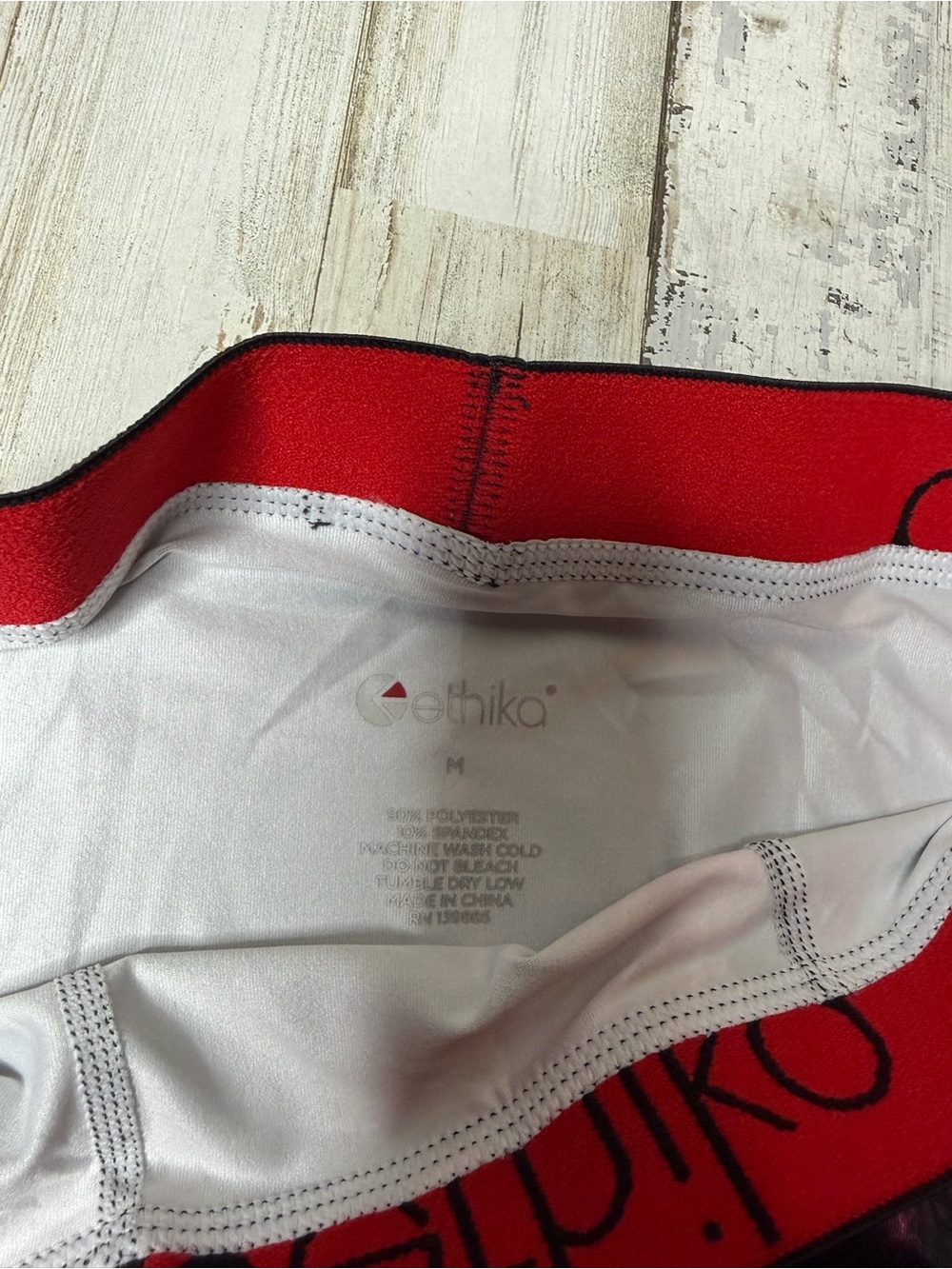 ethika Black  and Red Boxer Briefs - Picture 4 of 5
